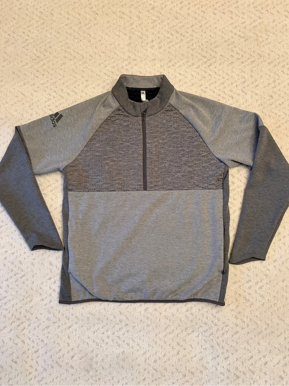 adidas Golf Mens Frostguard Quarter Zip Pullover Performance Jacket Size Large